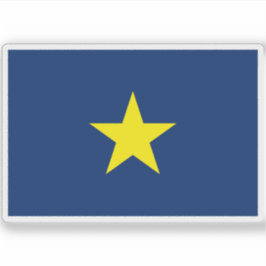 Adesivo Bandeira da República do Texas (1836-1839)