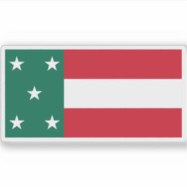 Adesivo Bandeira da República do Yucatan