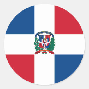 Adesivo Bandeira da República Dominicana