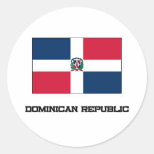 Adesivo Bandeira da República Dominicana