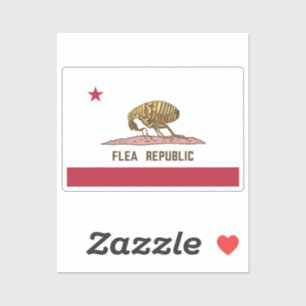 Adesivo Bandeira da República Flea
