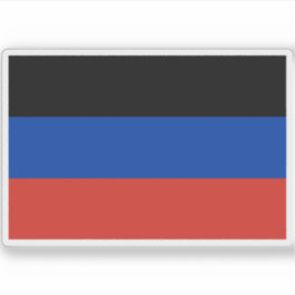 Adesivo Bandeira da República Popular de Donetsk