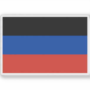 Adesivo Bandeira da República Popular de Donetsk