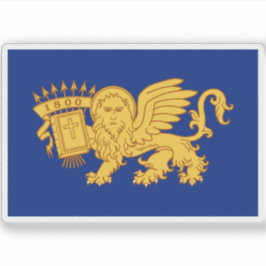 Adesivo Bandeira da República Setentrional da Grécia(1800-