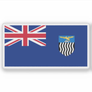 Adesivo Bandeira da Rodésia Norte (1911-1964), Zâmbia