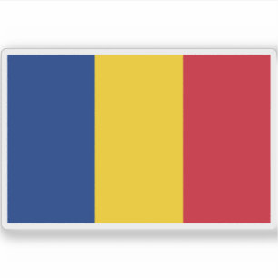 Adesivo Bandeira da Romênia