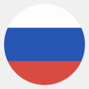 Adesivo Bandeira da Rússia