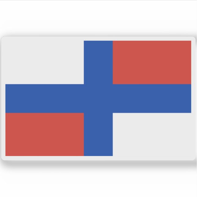 Adesivo Bandeira da Rússia (1668-1693) (Frente)