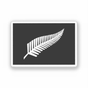 Adesivo bandeira da samambaia prateada (NZ)