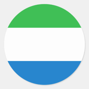 Adesivo Bandeira da Serra Leoa