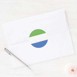 Adesivo bandeira da Serra Leoa