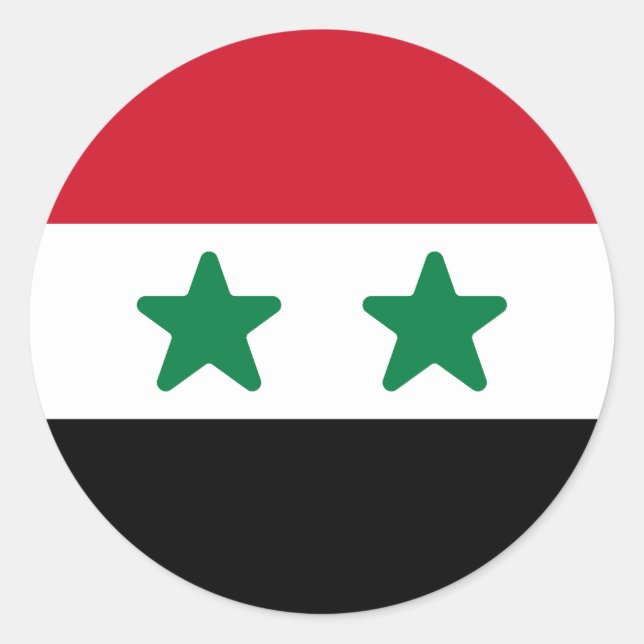 Adesivo Bandeira da Síria (Frente)