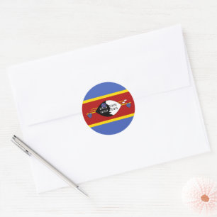 Adesivo Bandeira da Suazilândia