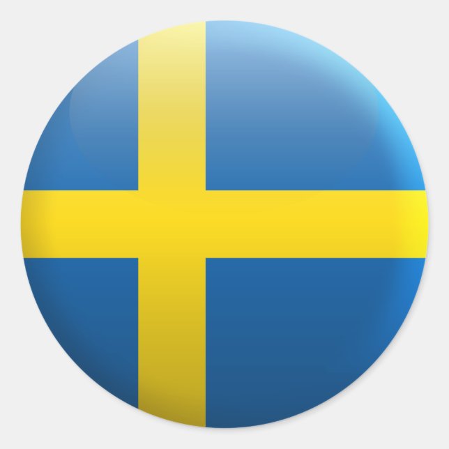 Adesivo Bandeira da Suecia (Frente)