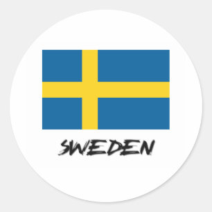 Adesivo Bandeira da suecia