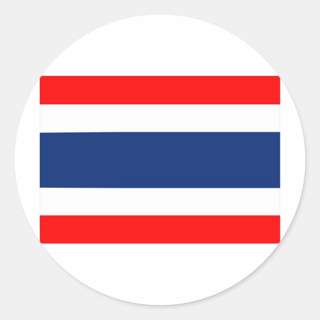Adesivo Bandeira da Tailândia (Frente)