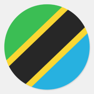 Adesivo Bandeira da Tanzânia