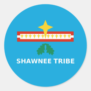 Adesivo Bandeira da Tribo Shawnee de Oklahoma