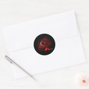 Adesivo Bandeira da Turquia