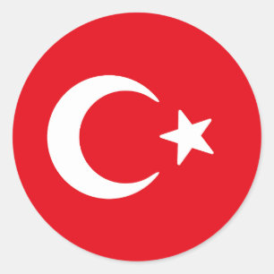 Adesivo Bandeira da Turquia
