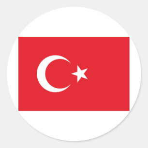 Adesivo Bandeira da Turquia