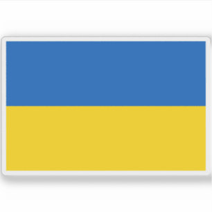 Adesivo Bandeira da Ucrânia