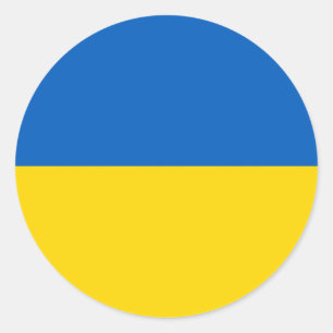 Adesivo Bandeira da Ucrânia 