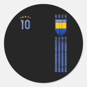 Adesivo Bandeira da Ucrânia Amantes do Orgulho Ucraniano 7