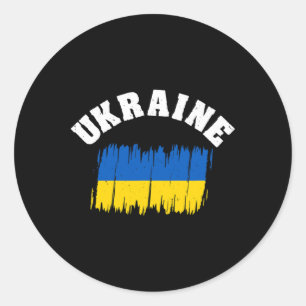 Adesivo Bandeira da Ucrânia Bandeira Nacional Kiev Ucrania