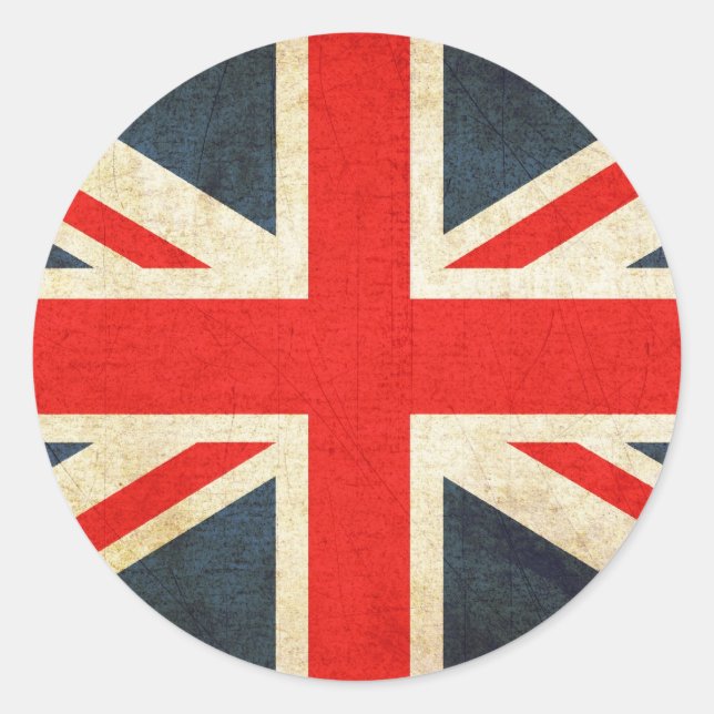 Adesivo Bandeira da União Britânica (Frente)