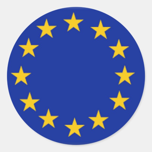 Adesivo Bandeira da União Europeia (Frente)