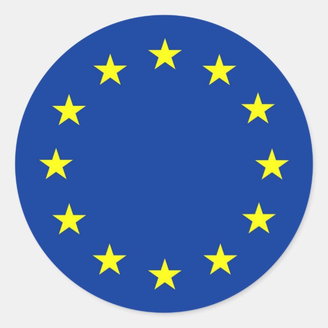 Adesivo bandeira da união europeia (Frente)