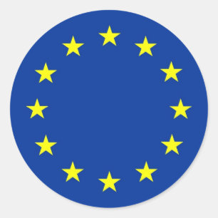 Adesivo bandeira da união europeia