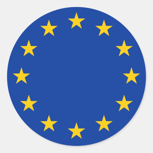 Adesivo Bandeira da União Europeia (Frente)