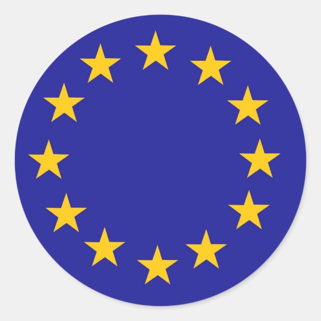 Adesivo Bandeira da União Europeia (Frente)