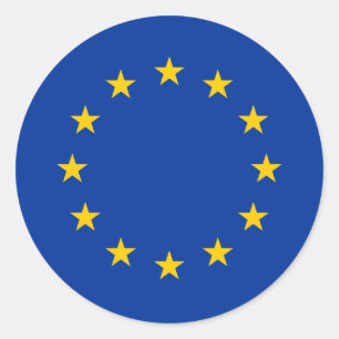 Adesivo Bandeira da União Europeia (UE) (Europa)