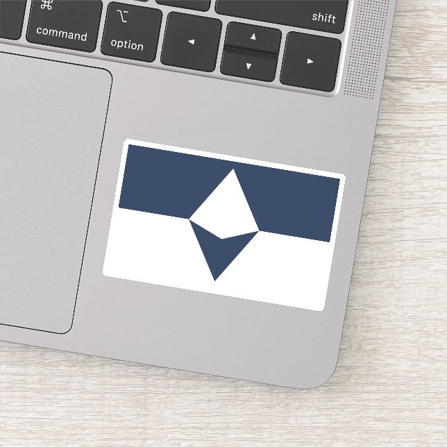 Adesivo Bandeira da verdadeira Antártica do Sul (Detalhe)