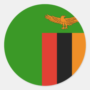 Adesivo Bandeira da Zâmbia