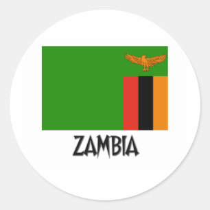 Adesivo Bandeira da Zâmbia