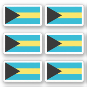 Adesivo Bandeira das Bahamas