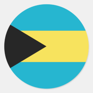 Adesivo Bandeira das Bahamas