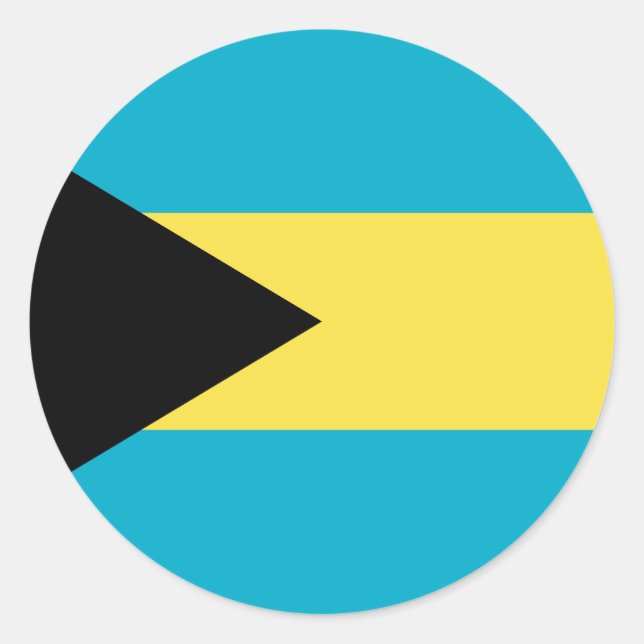 Adesivo Bandeira das Bahamas (Frente)