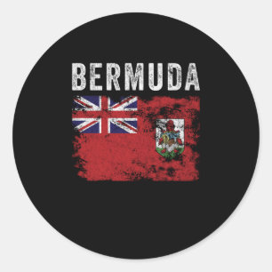 Adesivo Bandeira das Bermudas em desnutrição - Bandeira Be