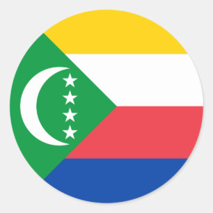 Adesivo Bandeira das Comores