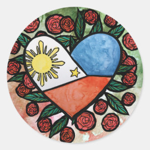 Adesivo Bandeira das Filipinas