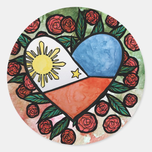 Adesivo Bandeira das Filipinas (Frente)
