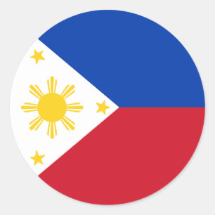 Adesivo Bandeira das Filipinas