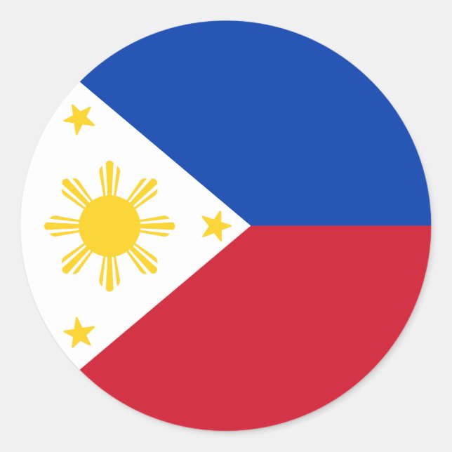 Adesivo Bandeira das Filipinas (Frente)