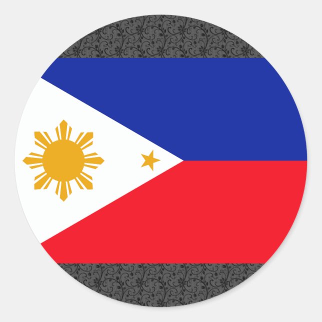 Adesivo Bandeira das Filipinas (Frente)