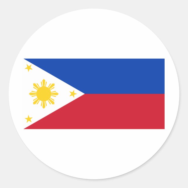 Adesivo Bandeira das Filipinas (Frente)